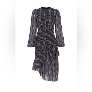 Three Floor Folktale Dress Cocktail Business Casual Contemporary Playful Sz 6